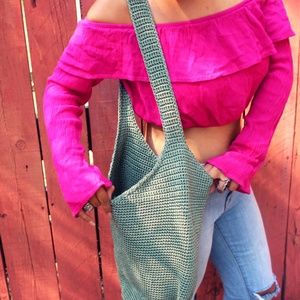 NWOT THE SAK Classic Crochet Crossbody Bag